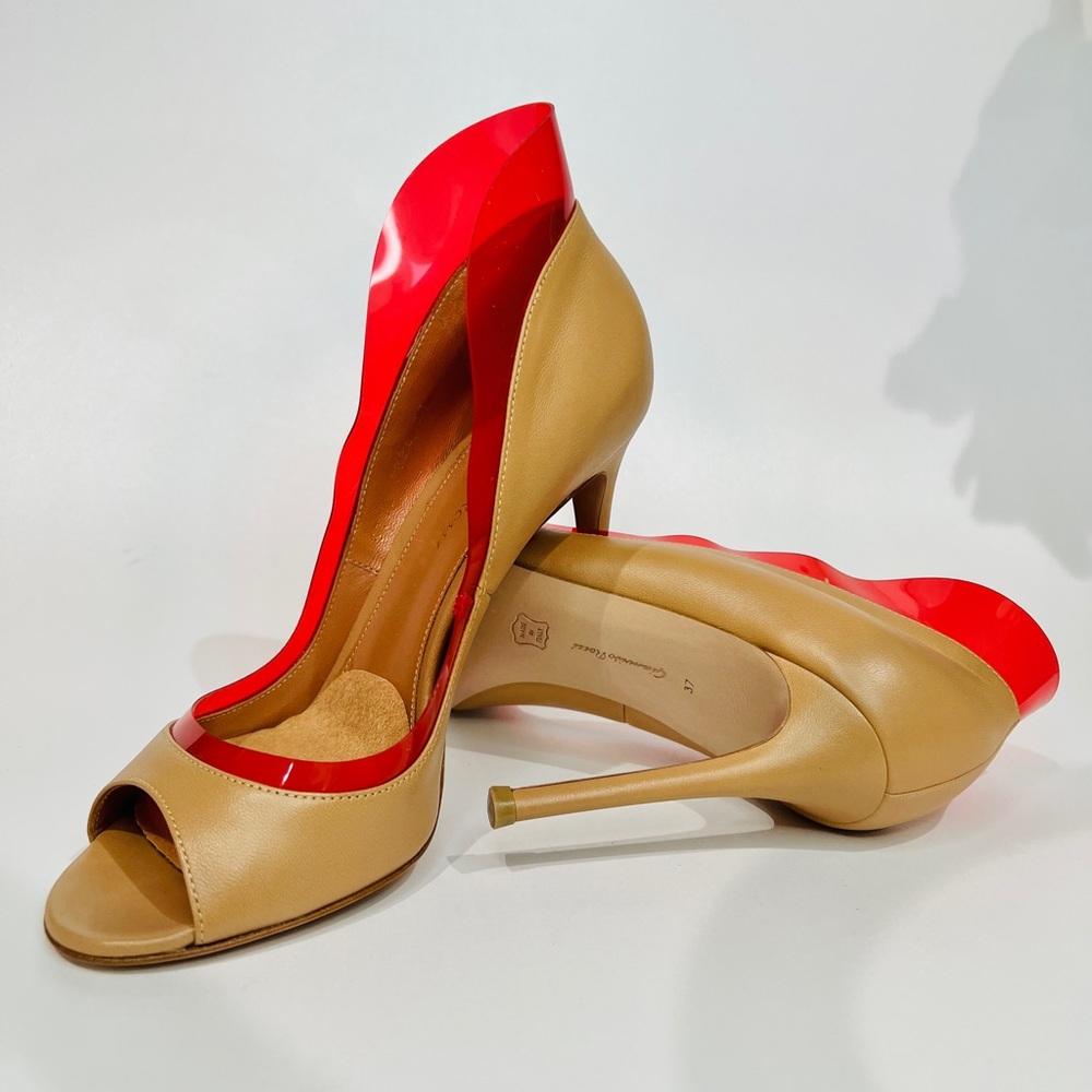 Gianvito Rossi peep toe high heels